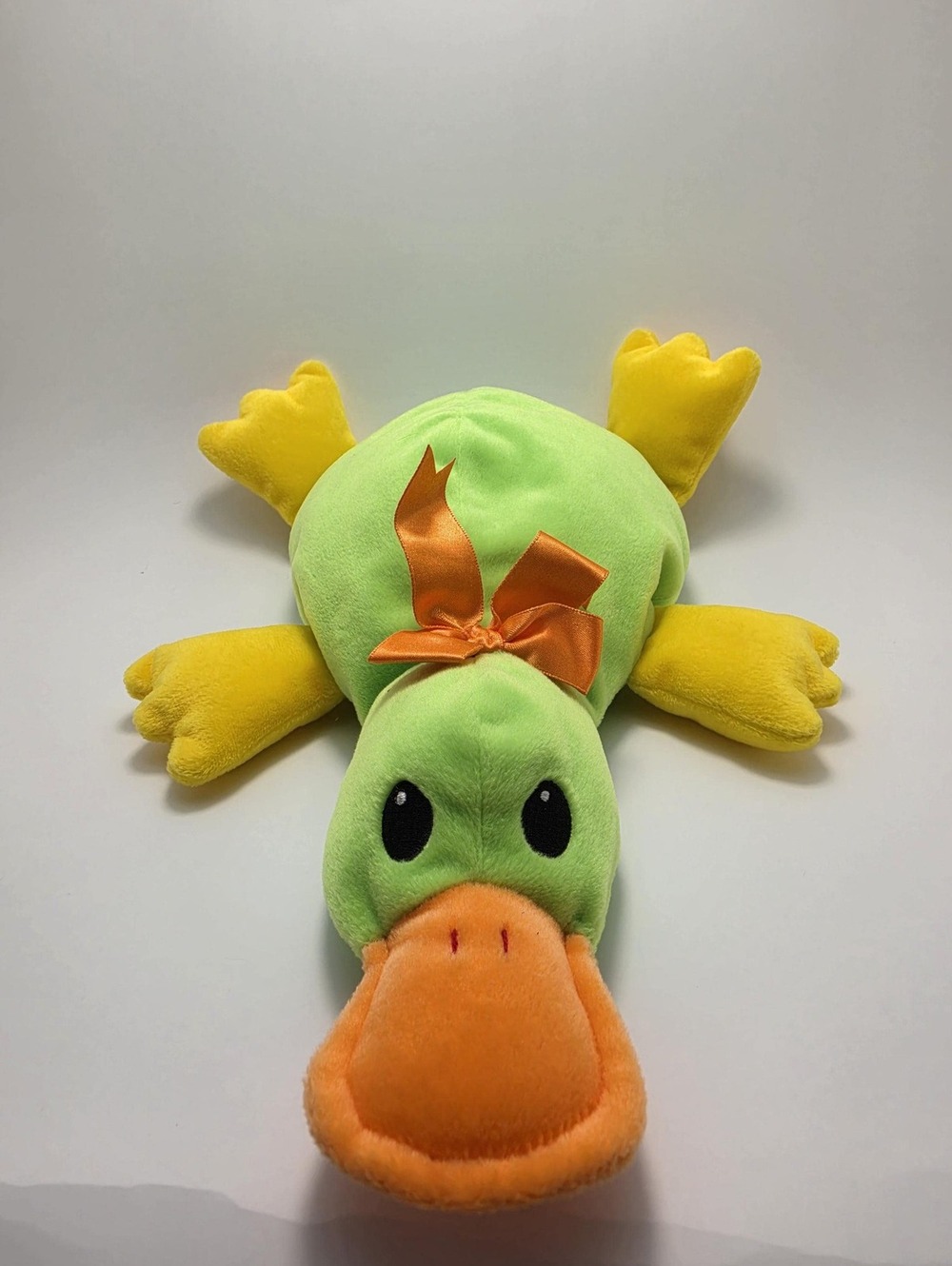 Ty Pillow Pal “Paddles” the Green Platypus! (13 inch) No Hang Tag